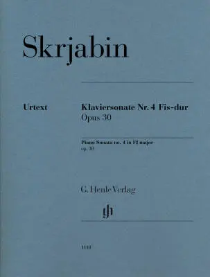 G. Henle Verlag - Sonata No. 4 in F# major, Op. 30 - Scriabin - Piano - Sheet