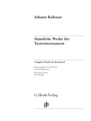 Complete Works for Keyboard - Kuhnau/Mullemann - Piano - Book