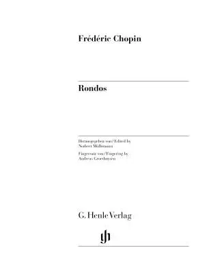 Rondos - Chopin/Mullemann - Piano - Book - Hardcover