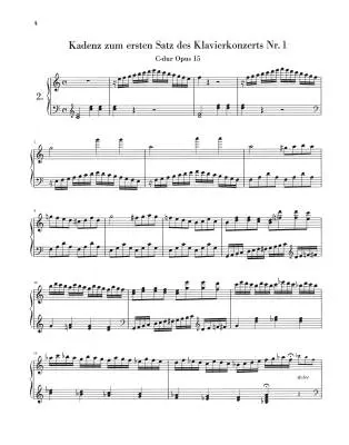 Cadenzas in the Piano Concertos - Beethoven - Piano - Book - Hardcover