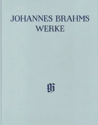 G. Henle Verlag - Piano Works without Opus Number - Brahms - Piano - Book - Hardcover
