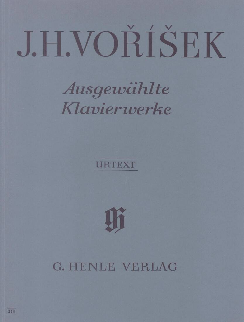 Selected Piano Works - Vorisek/Zahn - Piano - Book