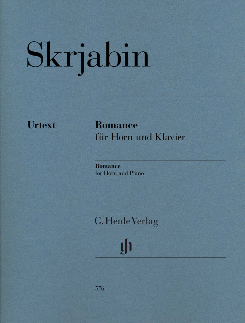 Romance - Scriabin - F Horn/Piano - Sheet