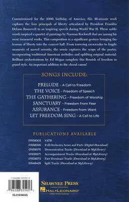 The Four Freedoms - Martin - SATB Accompanied - Book