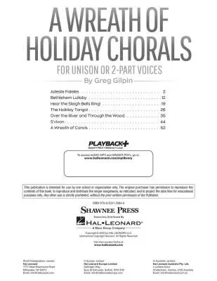 A Wreath of Holiday Chorals - Gilpin - Unison Accompanied - Book/Media Online