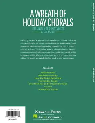 A Wreath of Holiday Chorals - Gilpin - Unison Accompanied - Book/Media Online