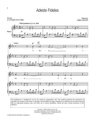 A Wreath of Holiday Chorals - Gilpin - Unison Accompanied - Book/Media Online