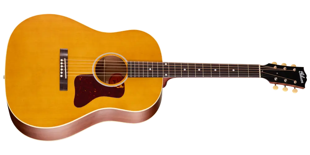 J-45 Century 12-Fret Acoustic Guitar with Hardshell Case - Vintage Amber