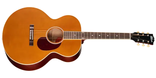 Gibson - J-185 Century 12-Fret Acoustic Guitar with Hardshell Case - Vintage Amber