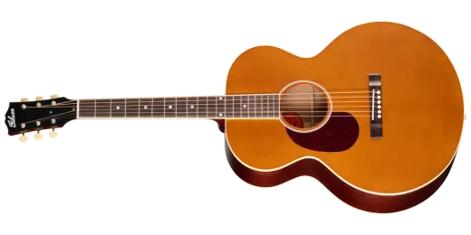 Gibson - J-185 Century 12-Fret Acoustic Guitar with Hardshell Case - Vintage Amber (Left Handed)