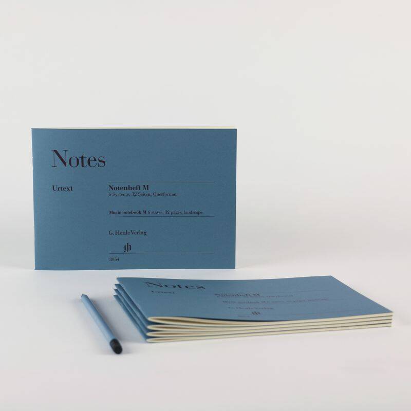Notes Musicbook - Henle - 6 Stave - 32 Pages