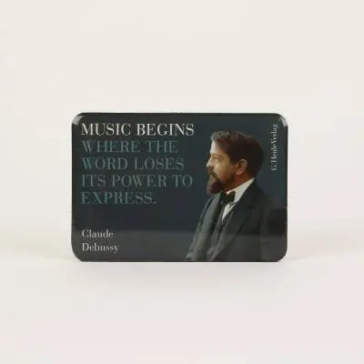 G. Henle Verlag - Henle Decorative Magnet: Debussy