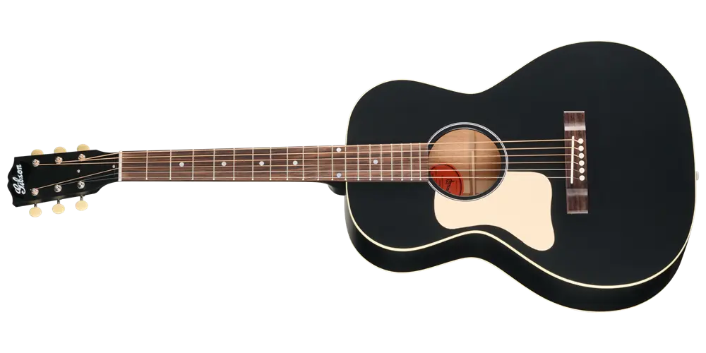 L-00 Century 12-Fret Acoustic Guitar with Hardshell Case - Ebony (Left Handed)
