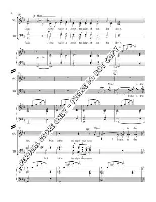 Here, O My Lord, I See Thee - Bell - Choral Octavo - SATB Accompanied