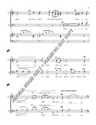 Here, O My Lord, I See Thee - Bell - Choral Octavo - SATB Accompanied