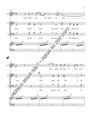 Here, O My Lord, I See Thee - Bell - Choral Octavo - SATB Accompanied