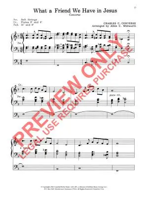 My Hope, My Song: Hymns and Gospel Classics - Whitworth - Organ - Book