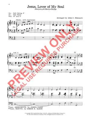 My Hope, My Song: Hymns and Gospel Classics - Whitworth - Organ - Book