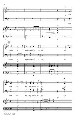 Fly Away (from \'\'A Minor Bird\'\') - Tippette/Frost - Choral Octavo - SATB Accompanied