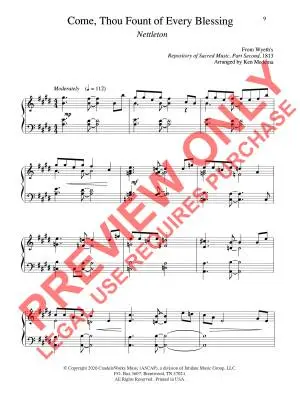 Streams of Mercy: Piano Hymns for Relection - Medema - Piano - Book