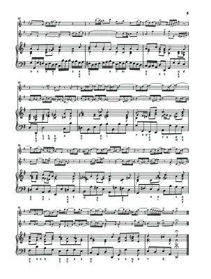 Trio Sonata for Flute, Violin and Continuo BWV 1038 - Bach - Piano Quartet - Parts