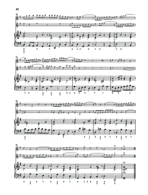 Trio Sonata for Flute, Violin and Continuo BWV 1038 - Bach - Piano Quartet - Parts
