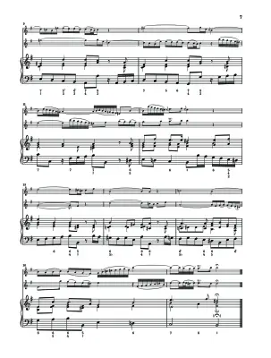 Trio Sonata for Flute, Violin and Continuo BWV 1038 - Bach - Piano Quartet - Parts
