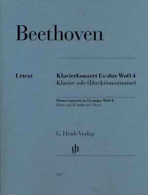 G. Henle Verlag - Concerto in E-Flat Major, WoO 4 - Beethoven - Conductors Part