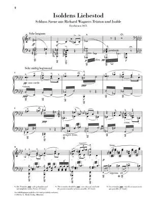 Isoldens Liebestod - Wagner/Liszt - Piano - Sheet
