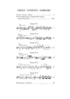 Six Sonatas, Op. 27 - Ysaye/Gertsch - Study Score