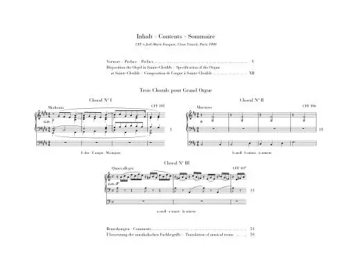 3 Chorals pour Grand Orgue - Franck/Winklhofer - Organ - Book