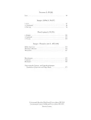 Piano Works Volume 1 - Debussy - Piano - Book - Hardcover