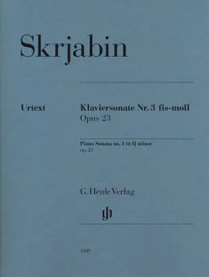 G. Henle Verlag - Sonata No. 3 in F# Minor, Op. 23 - Scriabin/Rubcova - Piano - Sheet