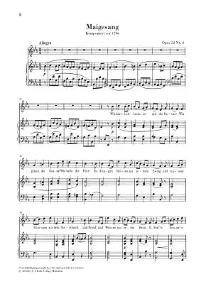 Goethe Songs - Beethoven/Luhning - High Voice/Piano - Book