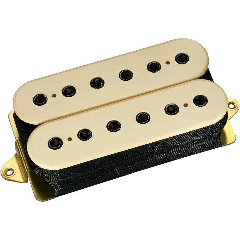 Steve\'s Special Bridge Pickup, F-Spaced - Cream with Black Poles