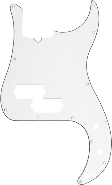Precision Bass 3-Ply Pickguard, 13-Hole Mount - Parchment