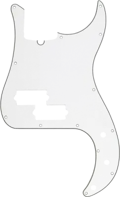 Fender - Precision Bass 3-Ply Pickguard, 13-Hole Mount - Parchment