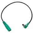 Cable - Green Right-Angle Line-6 Extension Jumper (Reverse Polarity)