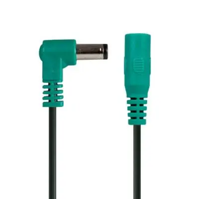 Power-All - Cable - Green Right-Angle Line-6 Extension Jumper (Reverse Polarity)