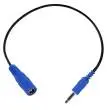 Cable - Blue 3.5mm Phone Plug Extension Jumper
