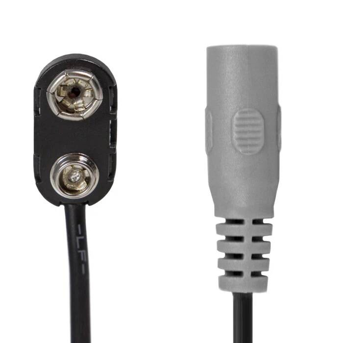 Cable - Grey Battery Snap Jumper