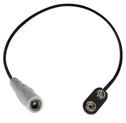 Cable - Grey Battery Snap Jumper