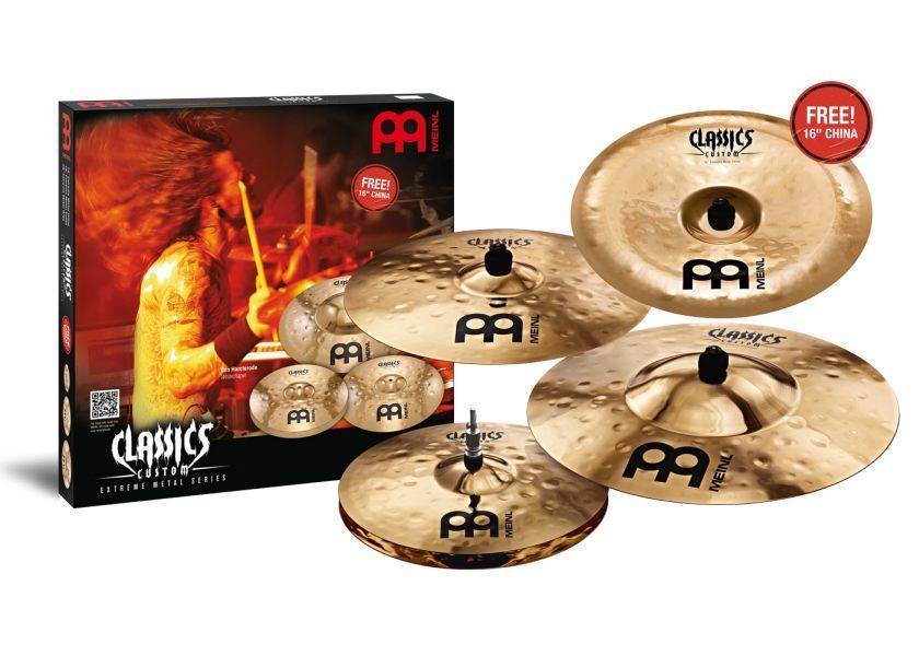 Classics Custom Extreme Metal Matched Cymbal Set - FREE 16 inch China