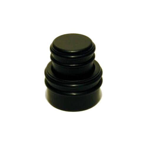 Stacked O-Ring Knob - Black