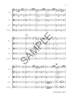 Southland Sketches, Allegro (4th Movement) - Burleigh/Monday - String Orchestra - Gr. 2.5