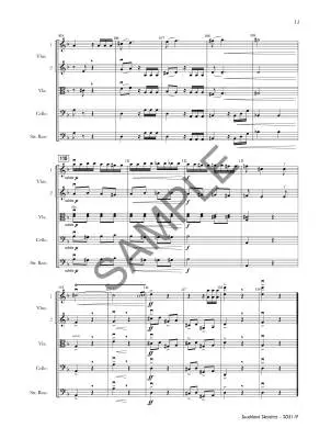 Southland Sketches, Allegro (4th Movement) - Burleigh/Monday - String Orchestra - Gr. 2.5