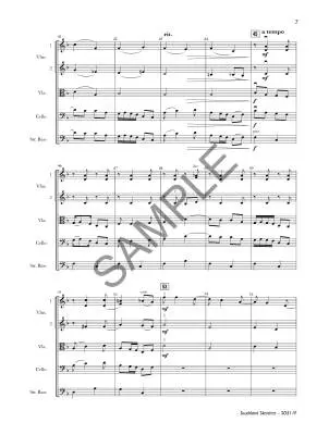 Southland Sketches, Allegro (4th Movement) - Burleigh/Monday - String Orchestra - Gr. 2.5