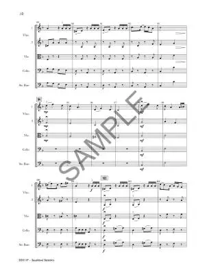 Southland Sketches, Allegro (4th Movement) - Burleigh/Monday - String Orchestra - Gr. 2.5