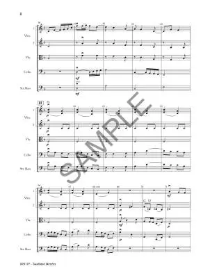 Southland Sketches, Allegro (4th Movement) - Burleigh/Monday - String Orchestra - Gr. 2.5