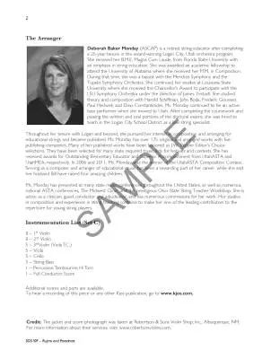 Rujero and Paradetas - Sanz/Monday - Sting Orchestra - Gr. 2.5